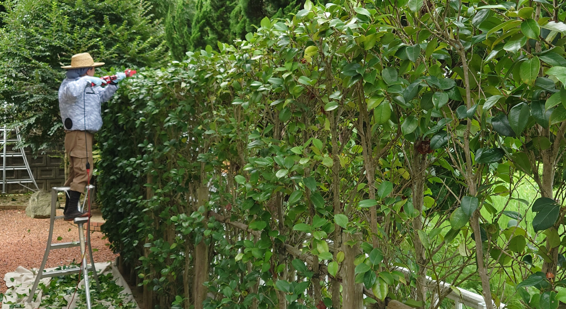 施設の利用に支障を与えない作業対応